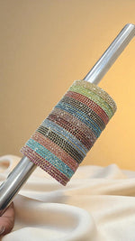 Fitting Stone Bangles Set Elegant & Snug Fit Design