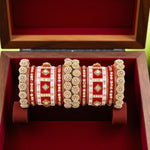 Traditional Rajwadi Chura with Pacheli Kada | Rajasthani Bridal Bangles Set | Indian Wedding Jewelry