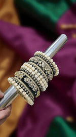 Touch of Royalty Velvet Bangles Set Elegant Bridal & Festive Wear