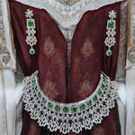 American Diamond Choker Necklace Bollywood Jewellery Set, Bollywood AD Jewellery, CZ Choker Earrings, Indian AD Choker, Pakistani Jewelry Set