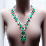 Nita Ambani Wedding Polki Necklace Earings Set, Pakistani Wedding Necklace Earrings Set, Polki Necklace, Polki Earrings, Nita Ambani Jewelry, Celeb Jewelry Set, Nita Ambani Necklace Set