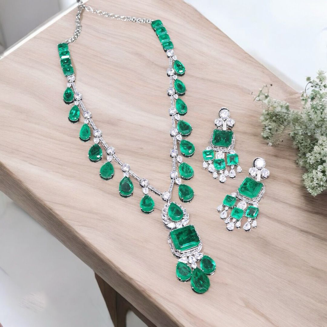 Indian Wedding Polki Necklace Earings Set, Pakistani Wedding Necklace Earrings Set, Polki Necklace, Polki Earrings, Bollywood Jewelry, Celeb Jewelry Set