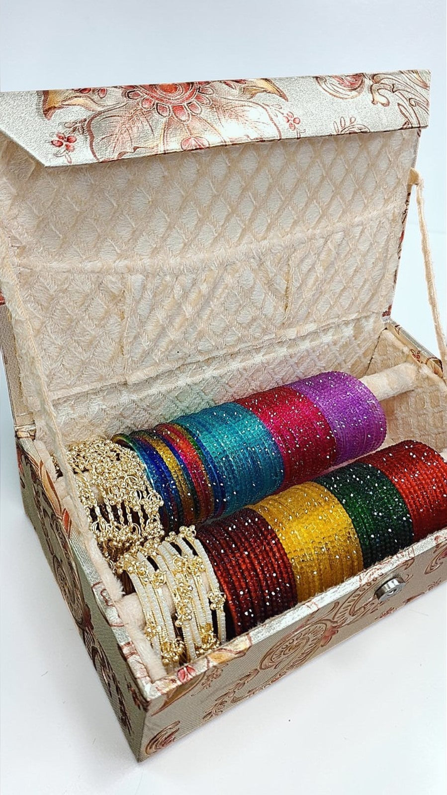 Flower Bangles Kasmiri Ghungru Combo Box – All-in-One Bridal & Festive Collection