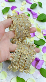 Indian Kashmiri Bangles, Shadow Stone Bangles, Ghungru Bangles, Bridal Bangles Set, Wedding Bangles, Traditional Indian Jewellery