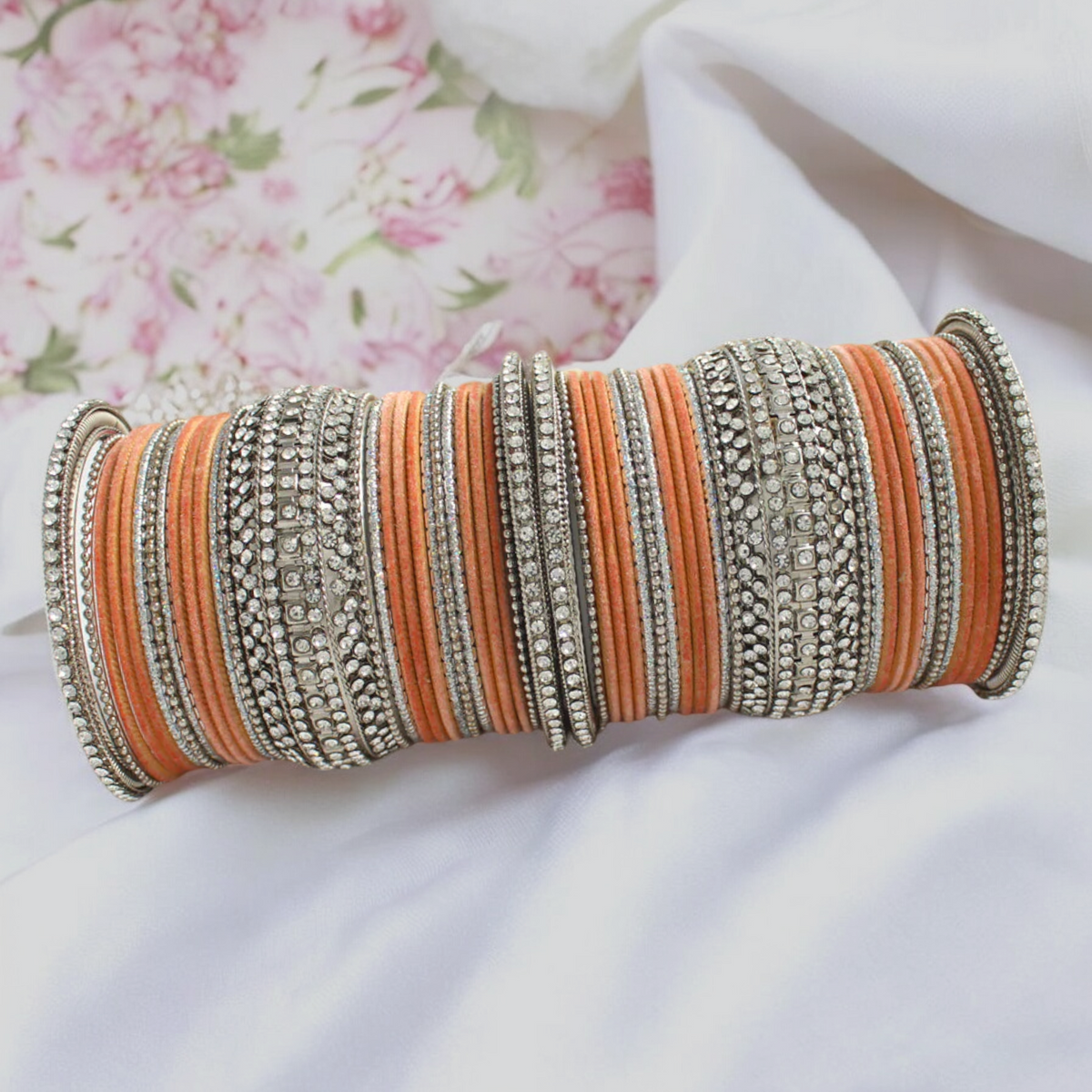 Indian Wedding AD Chura Jewellery Set, Indian Chura, AD Chura Set, CZ Chooda Set, Pakistani Chura Set, CZ Jewellery Set, Bridal Jewelry