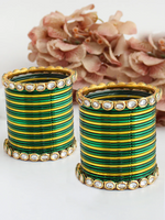 Bridal Pearl Chooda Bangles Jewellery Set, Bollywood Bangles Jewellery Set, Celebrity Inspired Jewelry, Rajsthani Bangles Jewelry