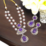 Kundan Multi Layered Necklace Set, Indian Kundan Polki Jewelry Set, Indian Pakistani Wedding, Bollywood Inspired Kundan Jewelry Set