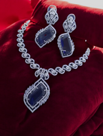 Indian Wedding AD Choker Set Bridal Jewellery, Bridal CZ Choker Set, AD Pakistani Choker Set, Bollywood AD Set, Wedding Choker