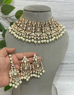 Rajsthani Traditional Choker Earrings Mangtika Set, Rajwadi Choker Set, Indian Choker Set, Jaipuri Choker Jewelry, Rajsthani Jewelry Set, Bridal Jewelry Set
