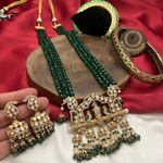 Pigeon Inspired Traditional Necklace jhumki Set, Pigeon Designed Necklace Set, Pigeon Inspired Bridal Jewelry, Celebrities Jewelry Set