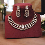 Classic Stunning Indian Choker Earrings Set, Pakistani Golden Choker Set, Bollywood Choker Set, Wedding Choker Set, Bridal Traditional Jewelry Set