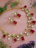 Emerald Elegance Polki Stones Indian Choker Earrings Set, Indian Polki Jewelry Set, Wedding Polki Jewelry Set, Pakistani Handmade Polki Jewelry