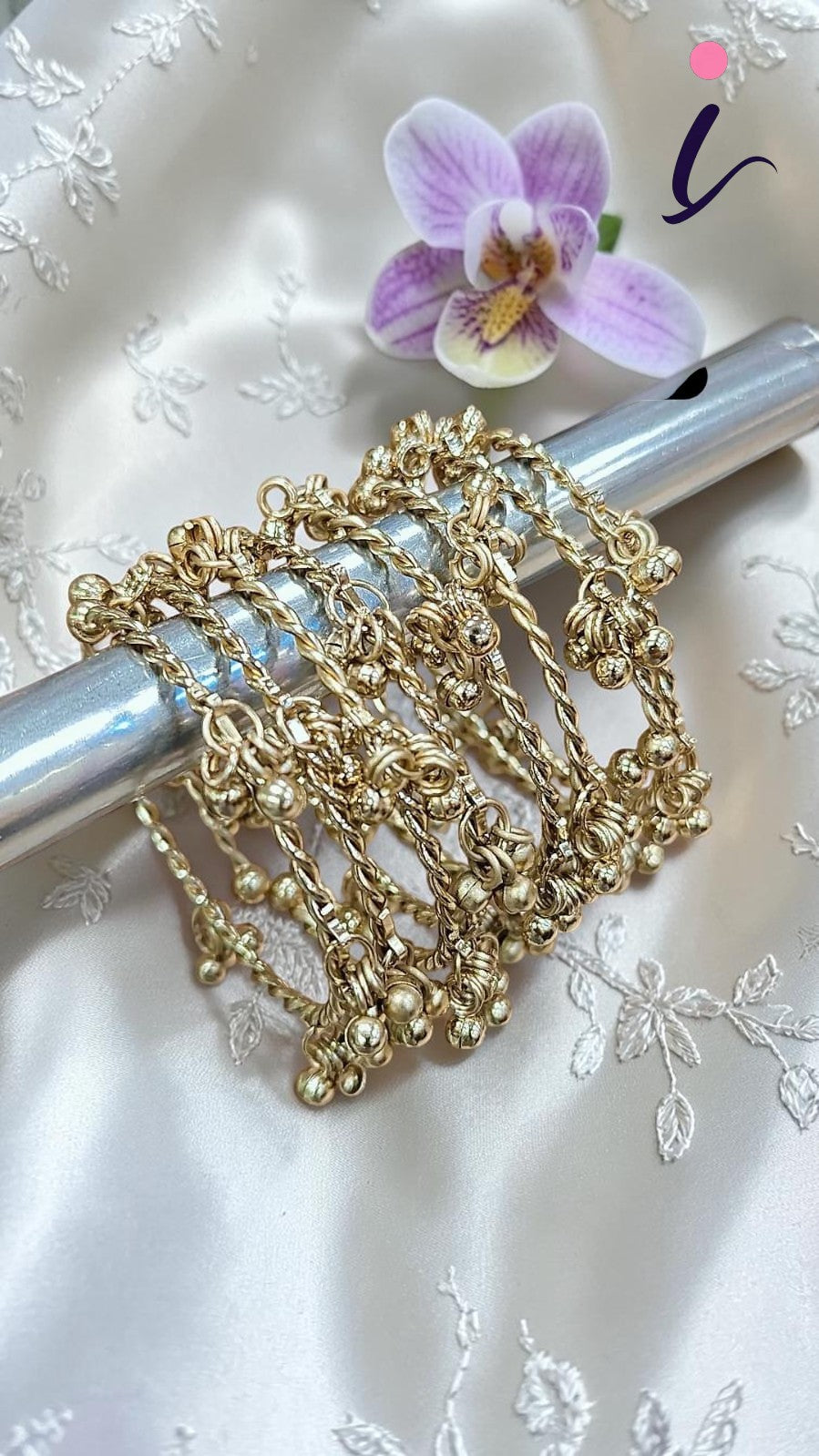 Kashmiri Ghungru Bangles Set with 8 PCS | Indian Jewellery Bridal Bangle Set | Traditional Indian Bangles Set