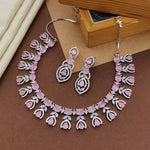 Silver-Plated Multicolor Stone Necklace Set | Indian Jewellery | Stone Jewellery Indian Neckles Set With Matching Earring Set