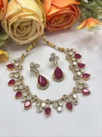 Stone Necklace & Earrings Set | Indian Jewellery | Stone Jewellery | Indian Necklace Set
