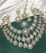 Rajkumari' Bridal Set: Pink Polki & Kundan Heritage Collection