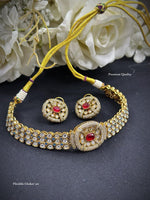 Premium Bridal Kundan Choker Necklace Set with Matching Earrings Celebrity Inspired Indian Jewellery Luxury Kundan Jewellery Indian Neckles Set