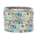 Set of 6 Elephant Bracelets | Traditional Kada Bangles | Ethnic Indian Jewelry