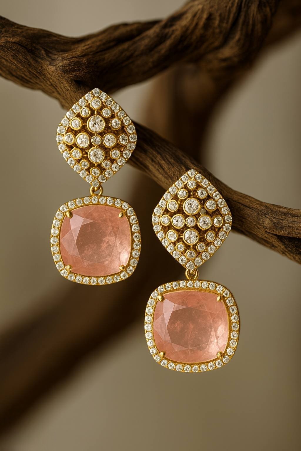 Green Emerald Statement Earrings with Kundan & Pearl Detailing | Indian Ethnic Jewelry