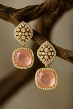 Green Emerald Statement Earrings with Kundan & Pearl Detailing | Indian Ethnic Jewelry