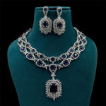 Pakistani Double Layer Floral Design Polki Necklace Set