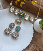 Celebrities Inspired Kundan Choker Earrings Traditional Jewelry Set