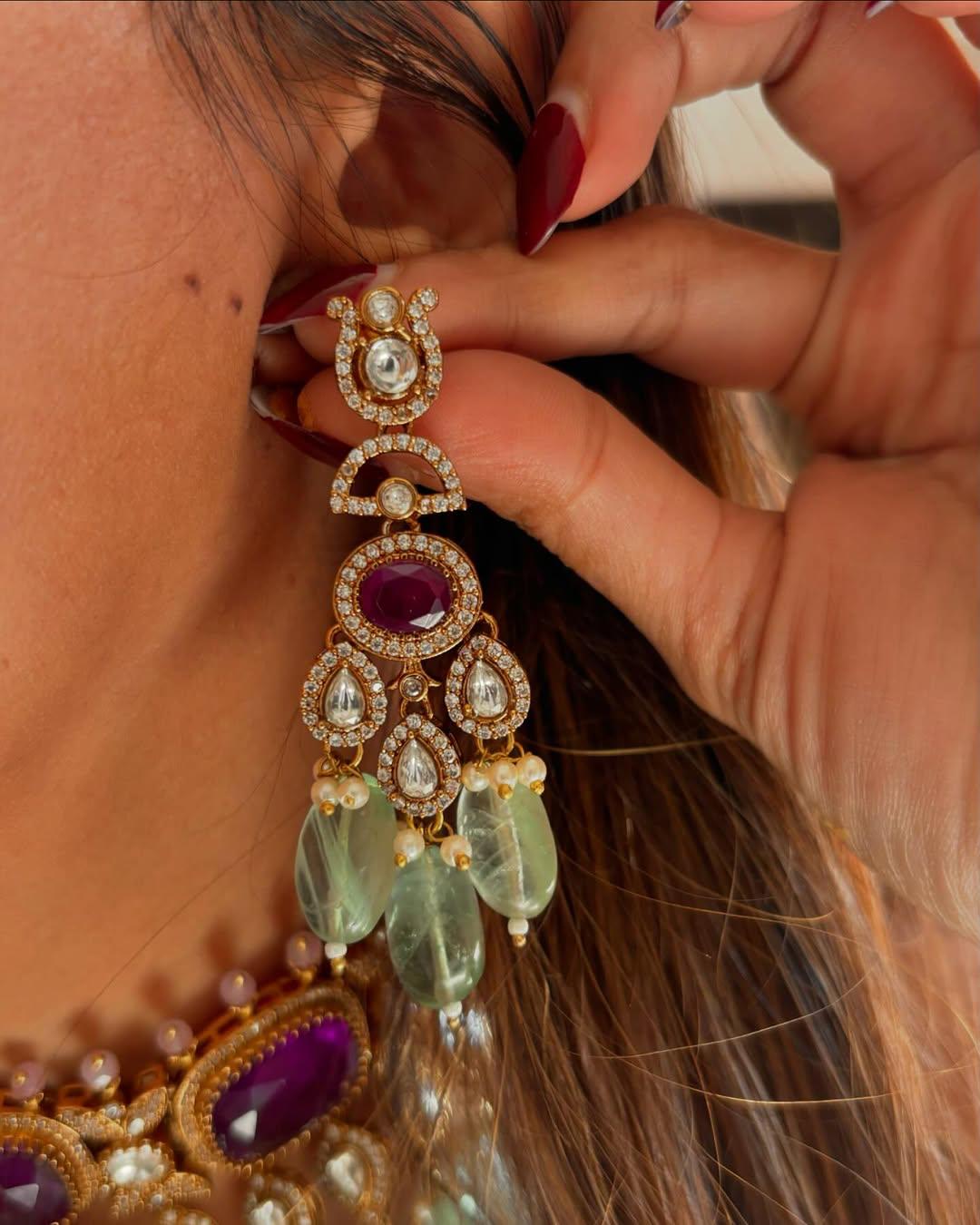 Jaipuri Kundan Choker Set – Traditional Indian Jewelry for a Royal Look | Kundan Jewelry | Indian Jewelry | Pakistani Necklace Set |