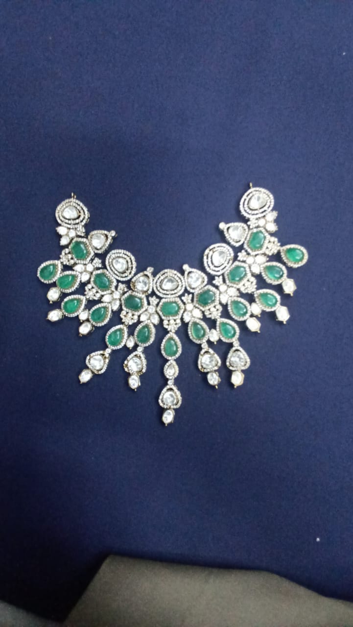 Celebrity Inspired Kundan Layered Choker & Earrings Set | Kundan Jewelry | Indian Jewelry | Pakistani Necklace Set | Traditional Jewelry