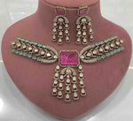 Punjabi Ethnic Kundan Choker Earrings Set for Weddings | Kundan Jewelry | Indian Jewelry | Pakistani Jewelry | Traditional Jewelry