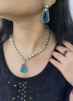 Traditional Craftsmanship American Diamond Kundan Necklace Set | Kundan Jewelry | Indian Jewelry