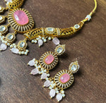Meenakari JaipuriAD Kundan Necklace Earrings Set| Kundan Jewelry | AD Jewelry | Indian Jewelry