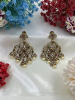 Victorian Elegance Premium AD Earrings – Timeless Vintage Charm