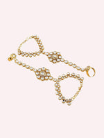 Multi 18K Gold-Plated Kundan-Studded & Beaded Bridal Jewellery Set - Libasaa