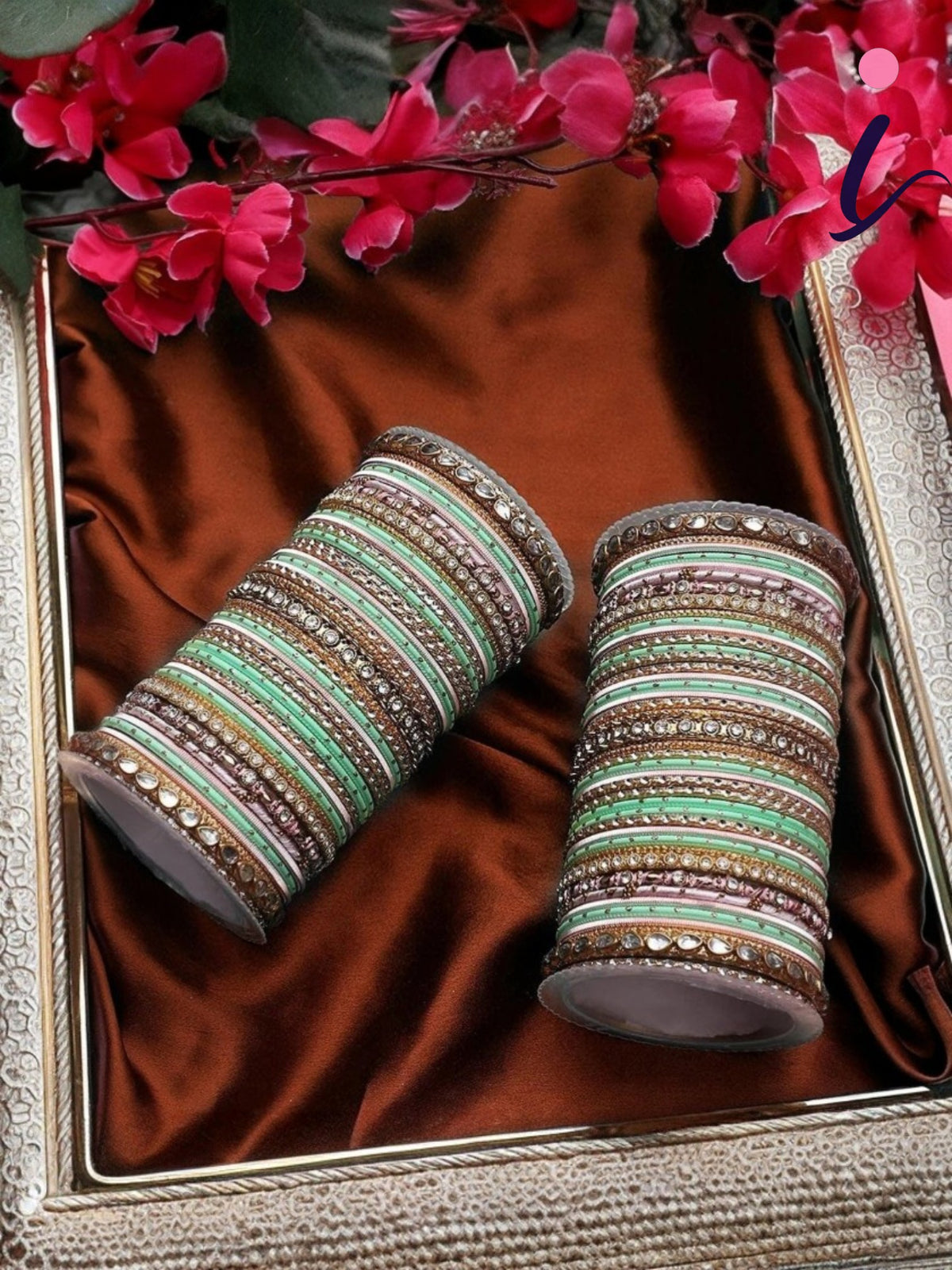 Rich Texture Multicolor Bangle Set with Stone Work, Traditional Indian Bridal Bangles, Designer Wedding Jewelry for Women