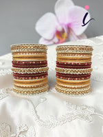 Bridal Bangles, Indian Bangle Set, Thread Bangle Set, Stone & Silk Threads Bridal Bangle Set for Women, Indian Bollywood Jewelry for Girls