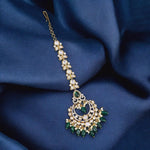 Pakistani Green Traditional Wedding Maangtika For Women