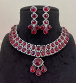 Double Layered Jaipuri Polki Kundan Work Bridal Choker Earrings Set For Wedding