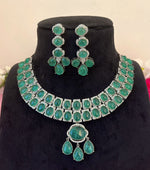 Double Layered Jaipuri Polki Kundan Work Bridal Choker Earrings Set For Wedding