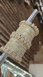 Indian Ethnic Golden Bangle Chura Set For Wedding