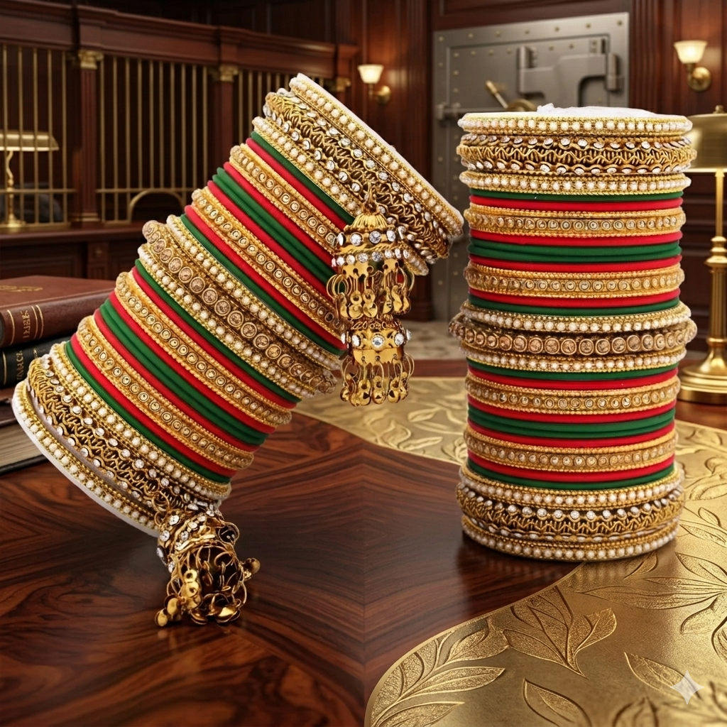 Indian Bangle set, Bridal bangles, Thread Bangles, Traditional Bracelet, Bridal Choora Set