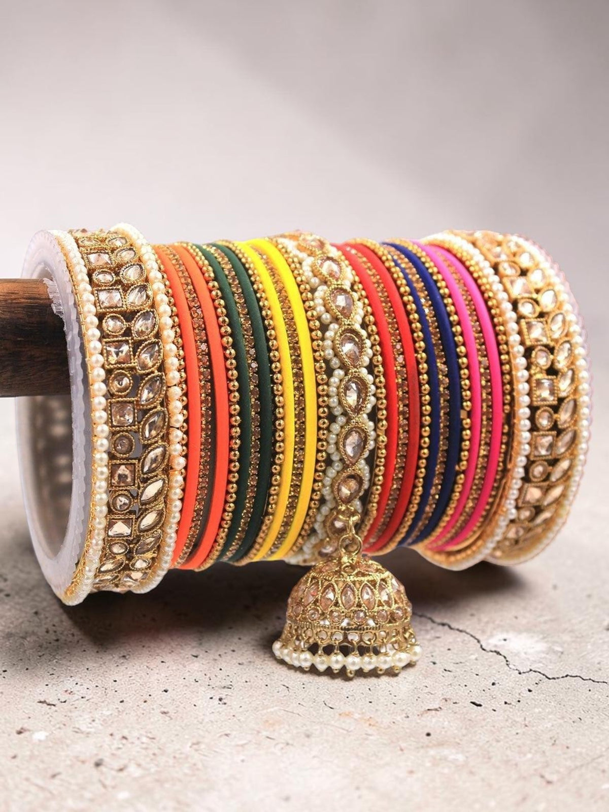 Indian Bangle set, Bridal bangles, Thread Bangles, Traditional Bracelet, Bridal Choora Set Wedding Eid Karwachauth Navratri Bollywood Choora