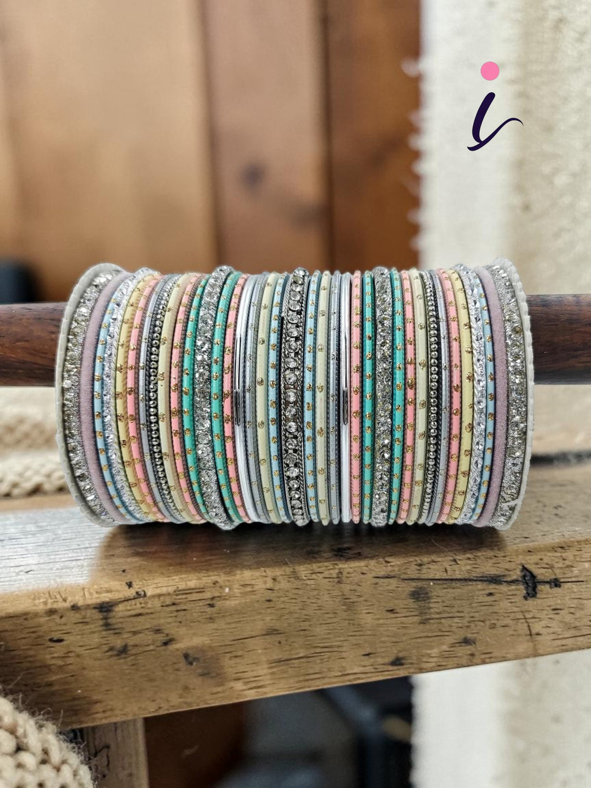 Elegant Pastel Colors Bangles Set of 2 | Stylish Designer Bangles for Women | Ethnic & Daily Wear Jewelry