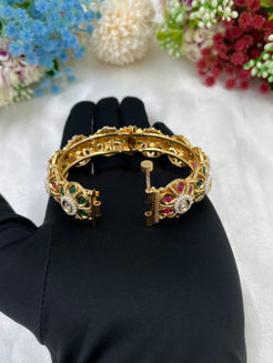Antique Gold Bangles Kada Set – Traditional Bridal Jewelry