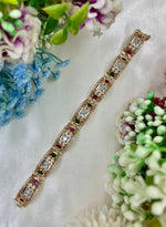 Moissanite Kundan Bracelet – Sparkling Royal Grace