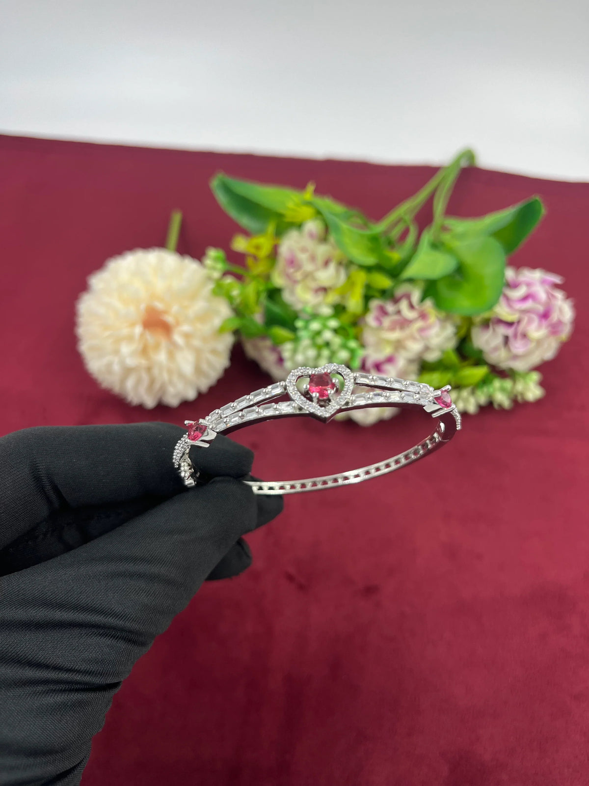 AD Openable Kada – Sparkling Elegance with Modern Charm