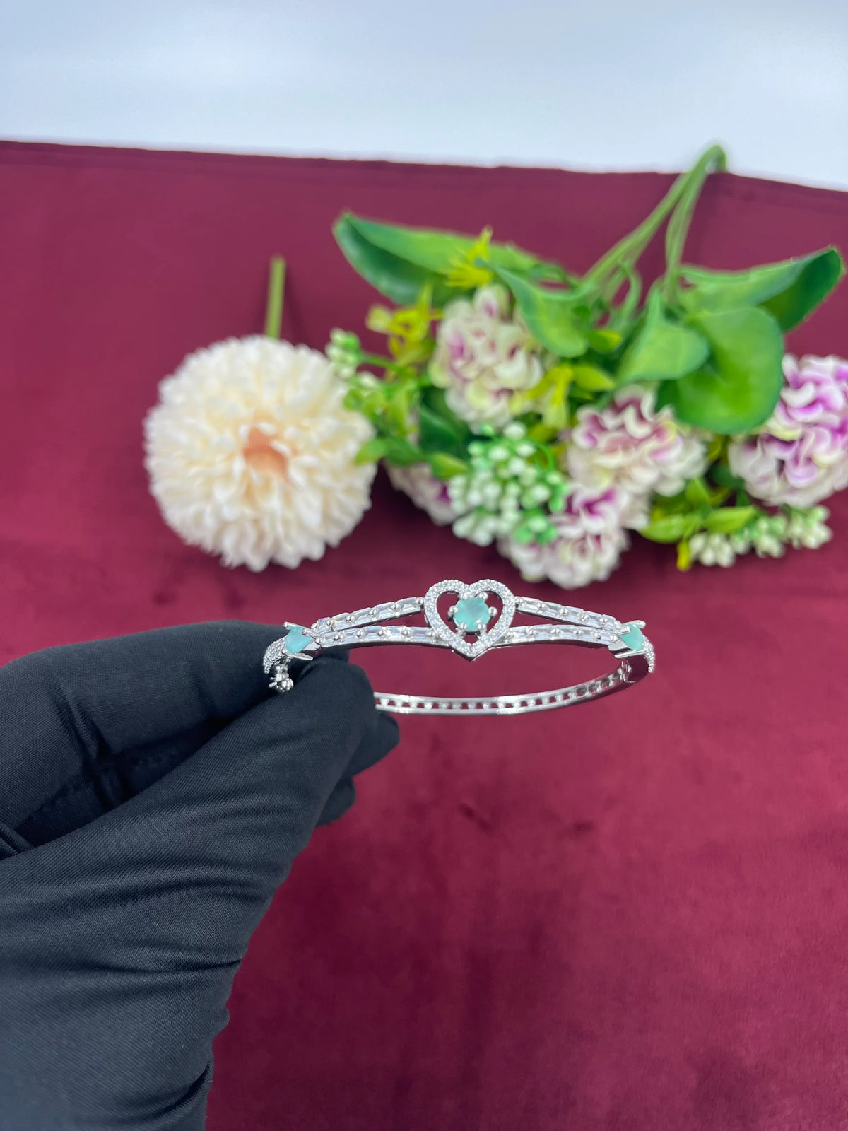 AD Openable Kada – Sparkling Elegance with Modern Charm