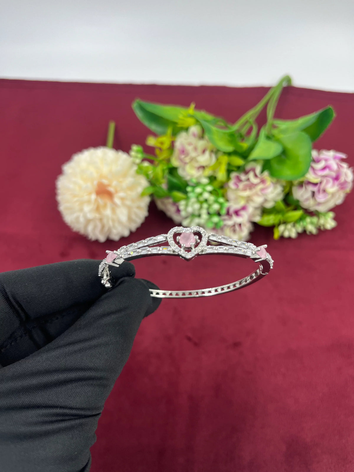 AD Openable Kada – Sparkling Elegance with Modern Charm