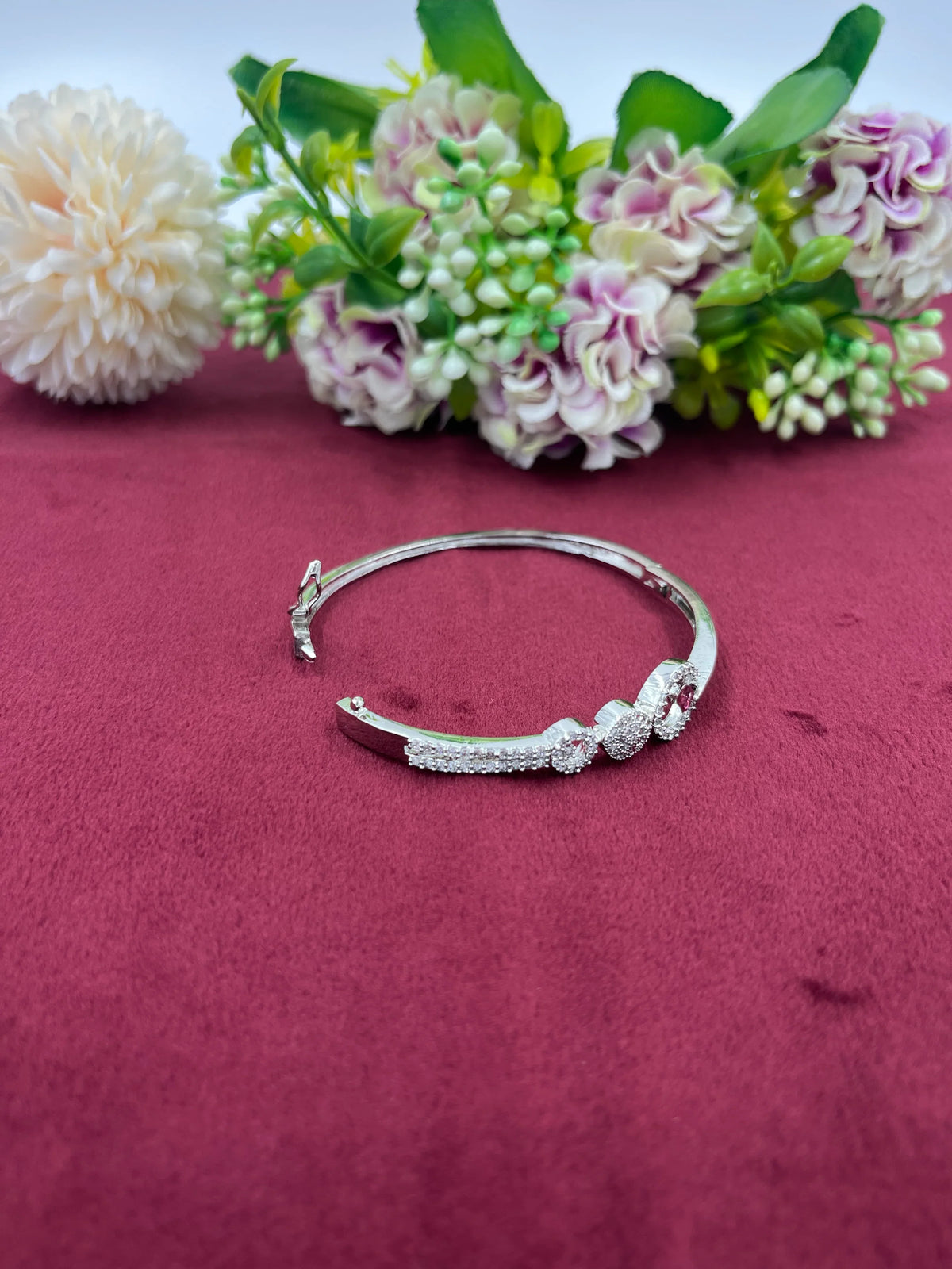 AD Openable Kada – Sparkling Elegance with Modern Charm