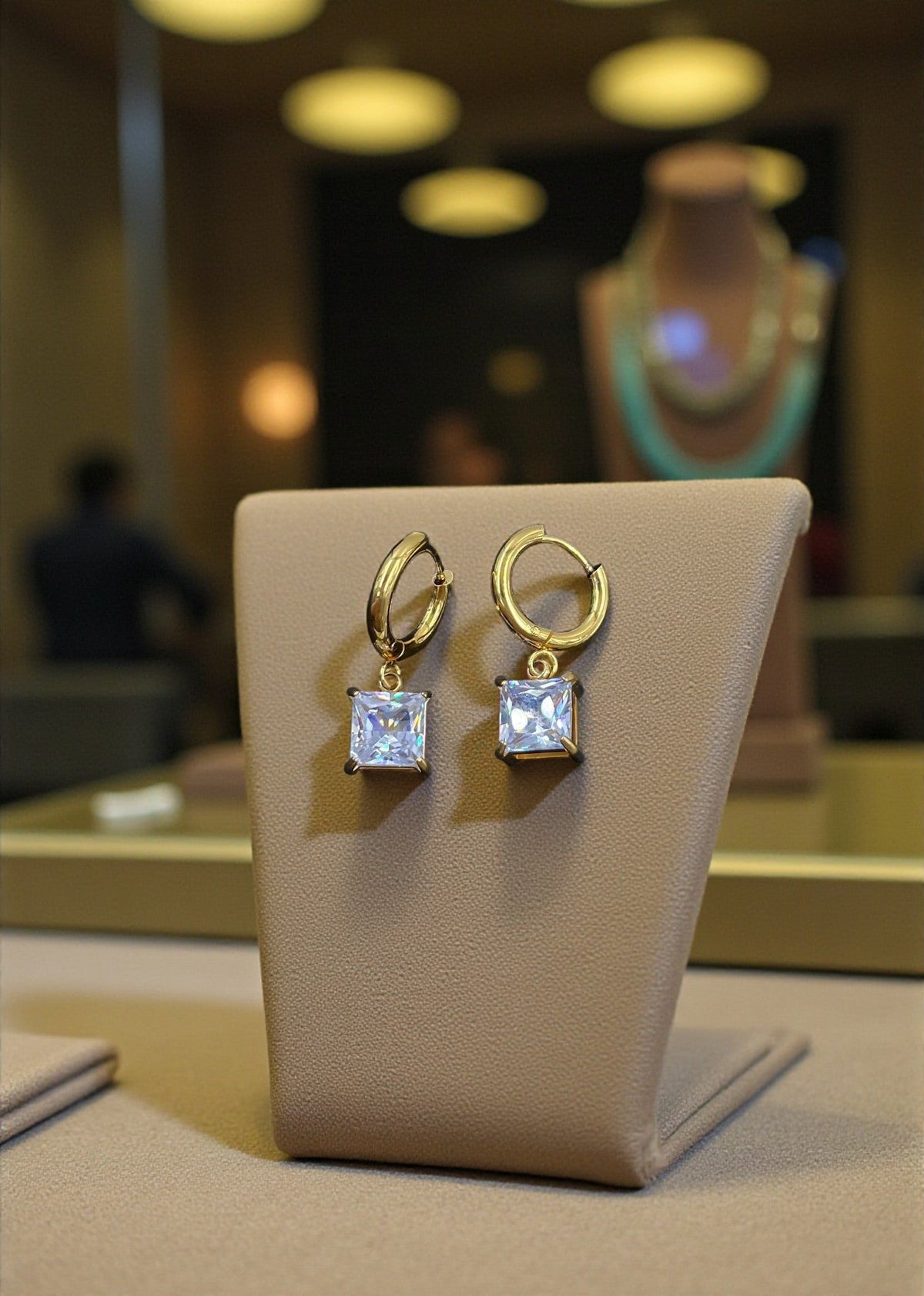 Gold-Plated Earring Set Skin-Friendly & Lightweight | Indian Jewellery Traditional Gold Plated Earning Set