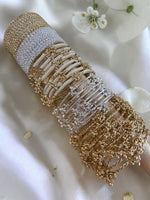 Kashmiri Love Combo Box Bangles Set | Moti Kad Bagles,Silver Golden Ghungroo Bangles, Kundan & Golden Shadow Bangles | Ad Silver Golden Metal Bangles | Bridal & Festive Jewellery Set